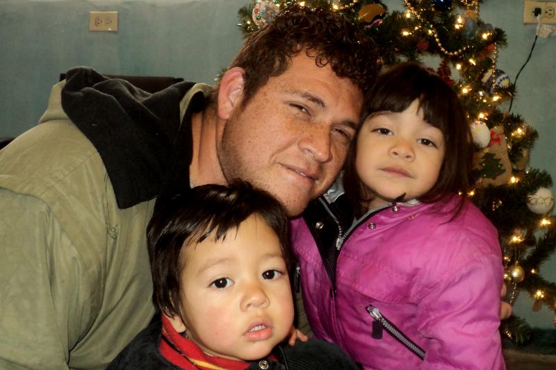 Jaqueline and her dad and brother